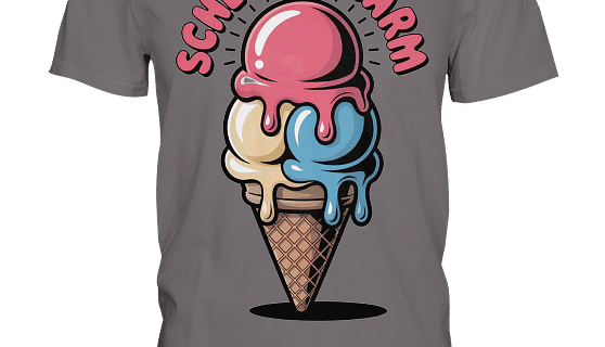 Schleck Alarm – Eiscreme Chaos - Unisex Premium T-Shirt